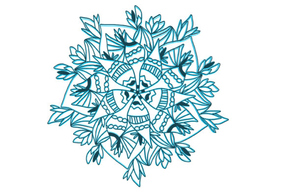 A Craft Designer's Review of the Colored Mandala SVG Graphic