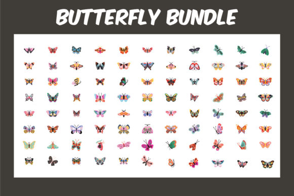 A Designer's Review of the Colorful Butterfly Graphic Bundle