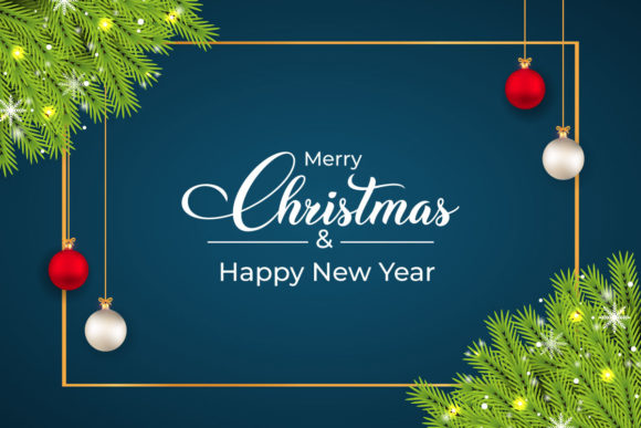 A Graphic Designer's Review of the Christmas Template with Green Leaves