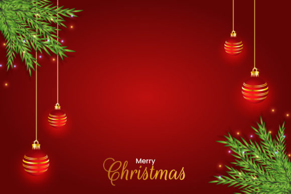 A Graphic Designer's Review: Red Christmas Background with Lights Graphic Template