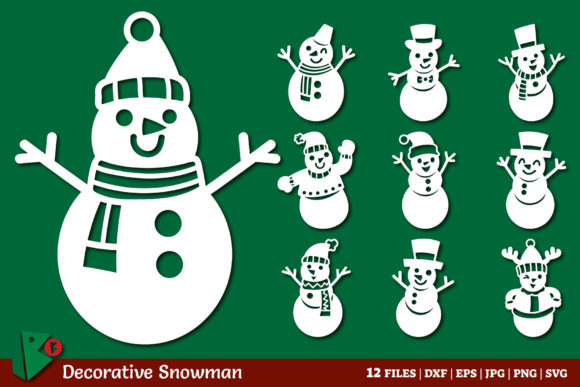A Graphic Designer's Review: The Christmas Snowman Cutting Crafts SVG