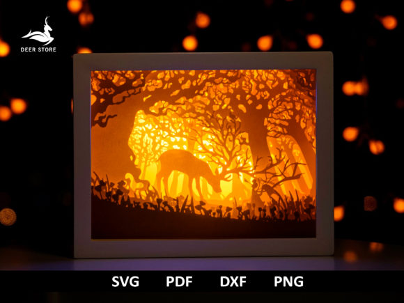 A Laser-Cut Shadow Box Template for Professional Mood Lighting