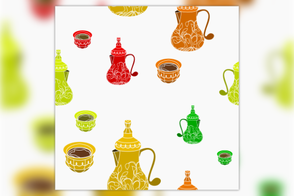 A Review of the Bulbous Arab Coffee Pot Pattern Graphics