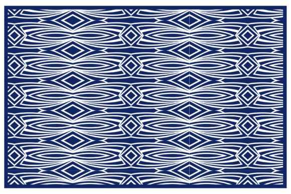 A Versatile Tribal Blue Pattern for Modern Graphics & Branding
