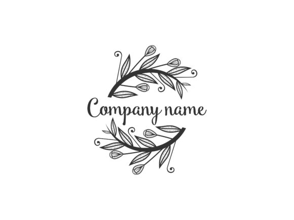 A Vintage Floral Frame Logo for Modern Digital Products