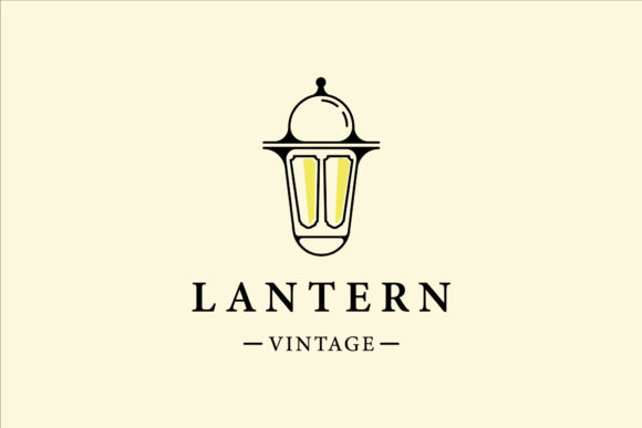 A Vintage Lantern Logo for Crafting Authentic Brand Graphics