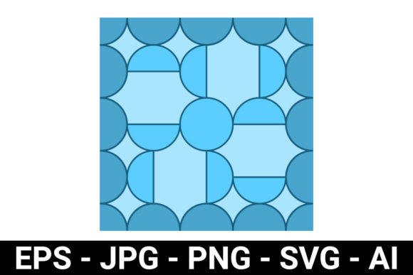 Blue Shades Tile: A Versatile Pattern for Modern Graphics