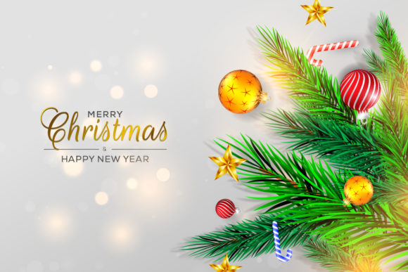 Christmas Ornament Vector Graphics for Graphic Templates