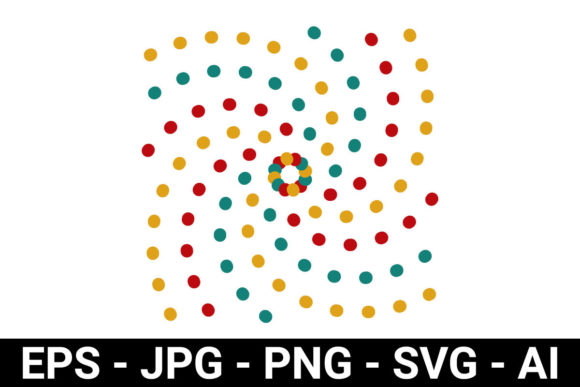 Colorful Polkadot Graphics: A Pattern for Creative Business
