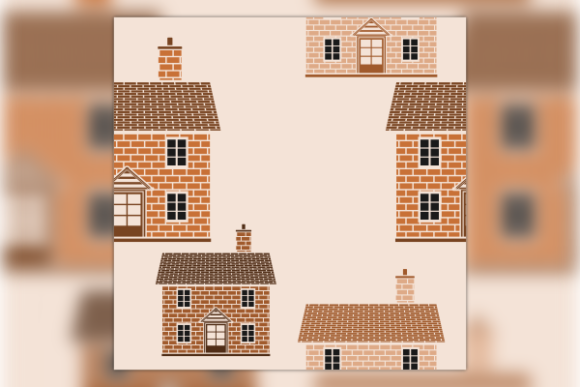 Evaluating the Simple English House Seamless Pattern for Embroidery