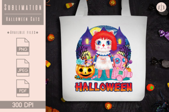 Halloween Cats Graphics for Crafters and Digital Sellers