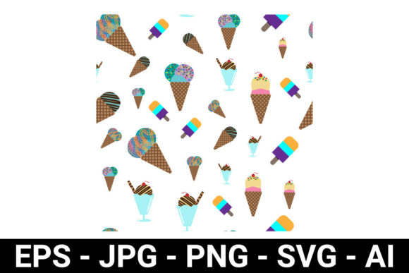 Ice Cream Patterns: A Brand Designer's Graphics Review