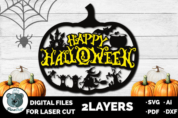 Integrating the Happy Halloween Pumpkin SVG Laser Cutting Asset into Your Autumn Editorial Workflow