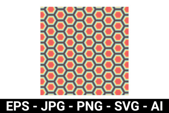 My Take on This Hexagonal Retro Graphics Pattern